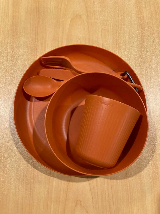 Sea To Summit Camp Dinnerware Set, 6 Piece, Orange
