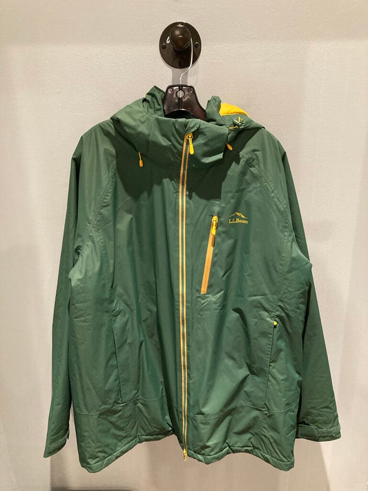 (NEW) L.L.Bean Insulated Jacket, Green/Yellow, Men's XL