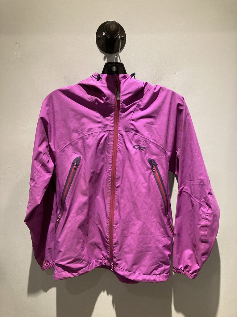 Outdoor Research Rain Jacket, Purple, Women's M