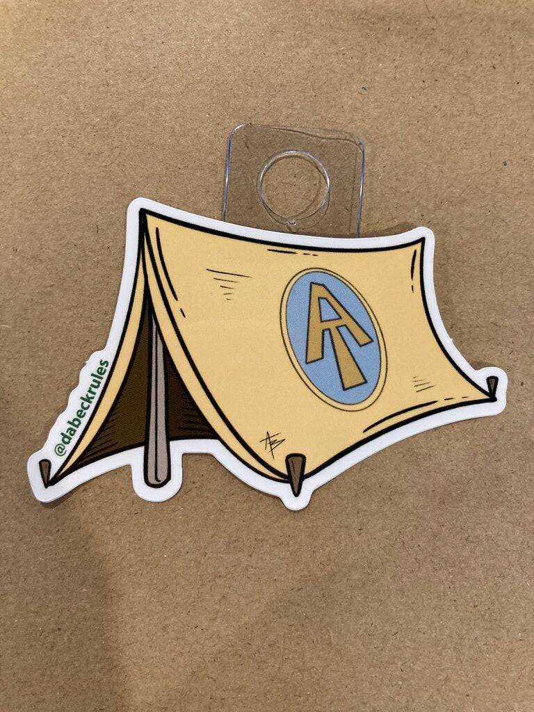 Andrew Beck Design AT Tent NC Sticker