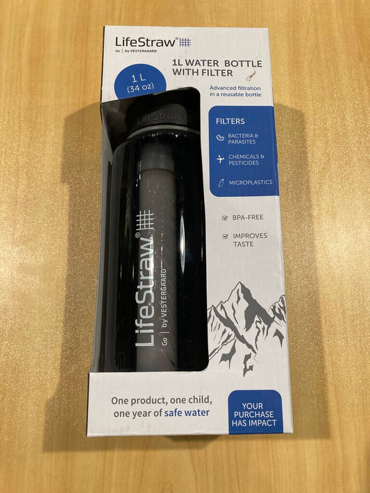Lifestraw Water Bottle w/ Filter, 1L (in package)