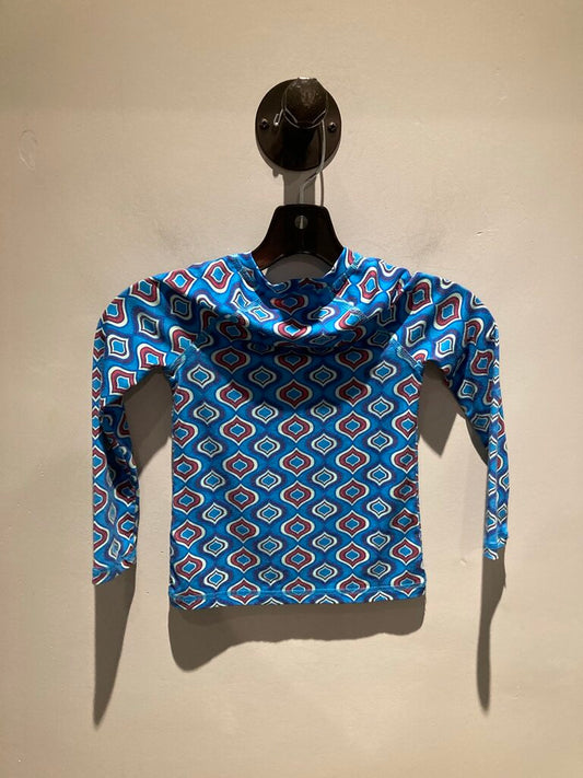 REI Base Layer Top, Blue/Pattern, Kid's XXS