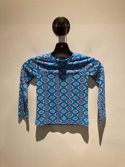 REI Base Layer Top, Blue/Pattern, Kid's XXS