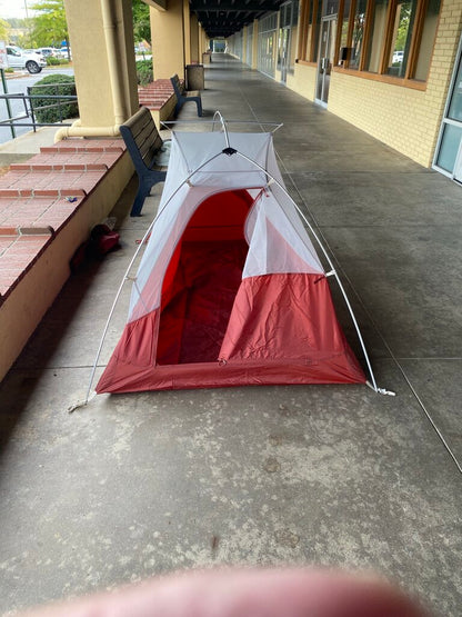 Big Agnes C Bar 2 Backpacking Tent, Red, 2P