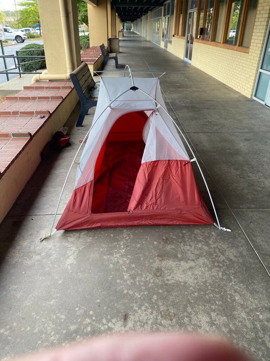 Big Agnes C Bar 2 Backpacking Tent, Red, 2P