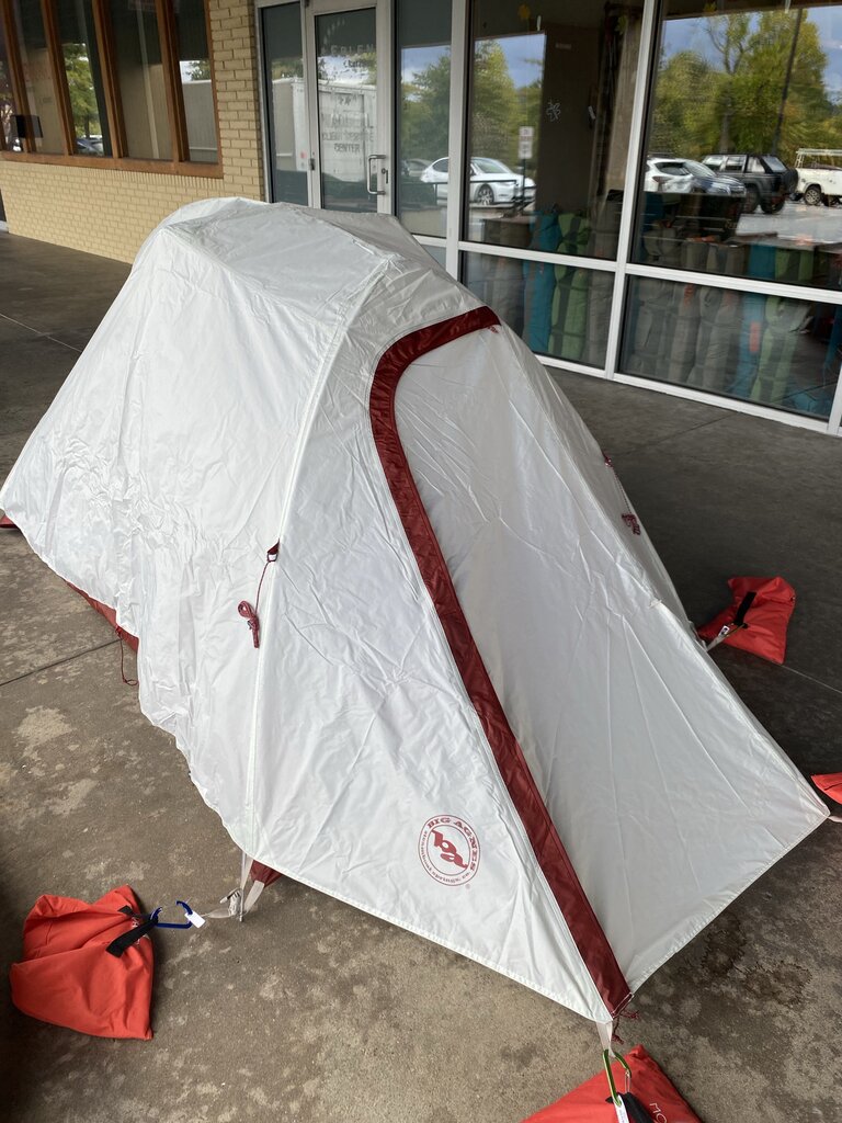 Big Agnes C Bar 2 Backpacking Tent, Red, 2P