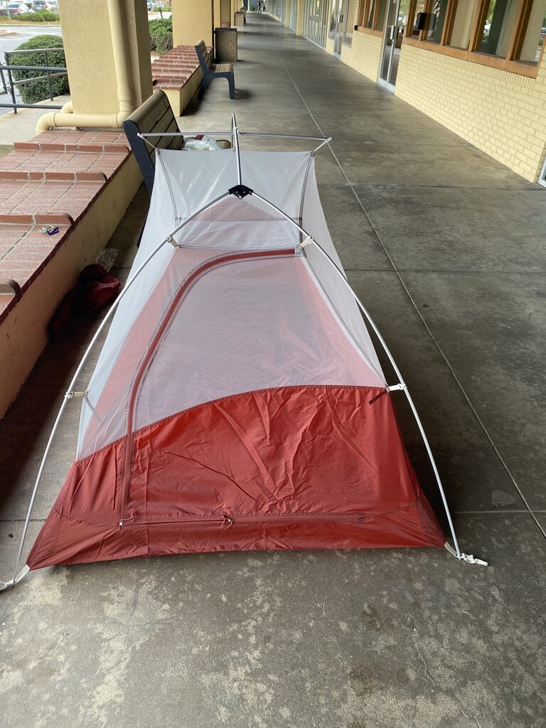 Big Agnes C Bar 2 Backpacking Tent, Red, 2P