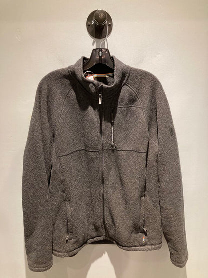 Smartwool Full Zip Fleece Jacket, Grey, Men's L