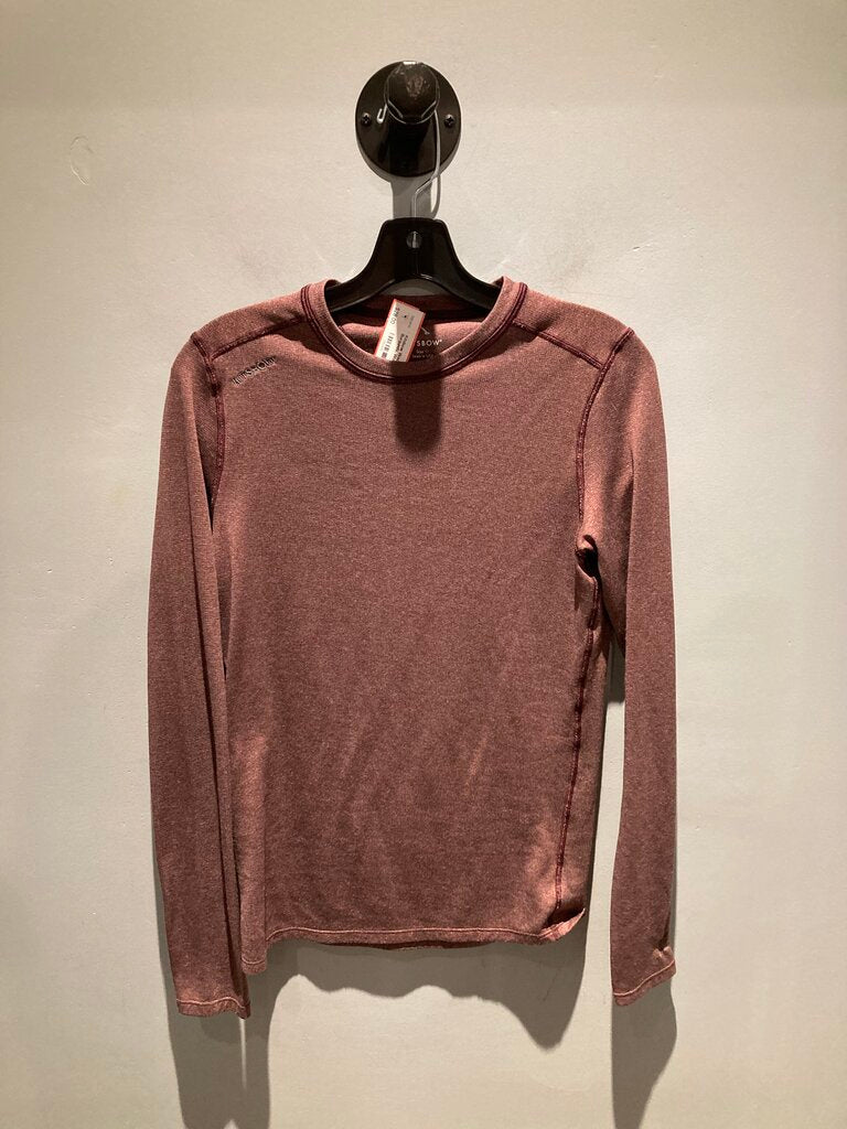 Kitsbow Wool Blend LS, Burgundy, Women's XS