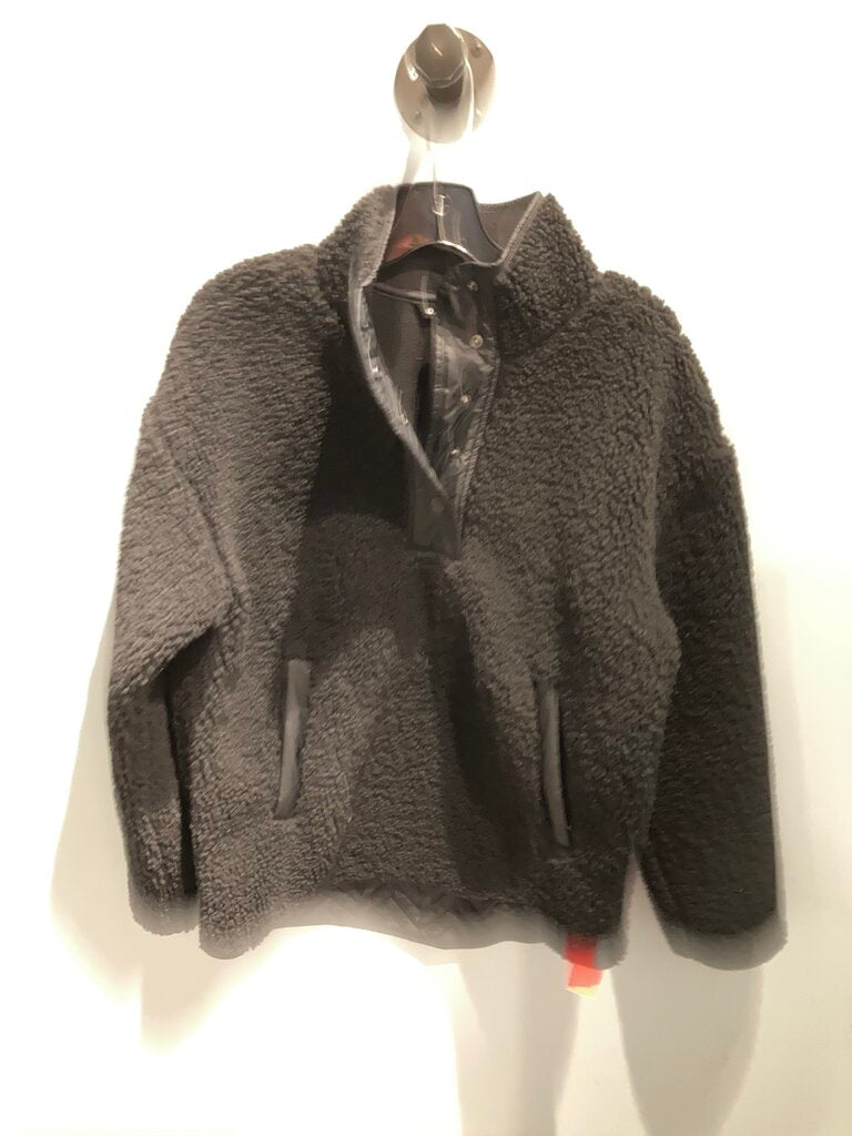 Athleta Snap T Fleece, Black, Women's S