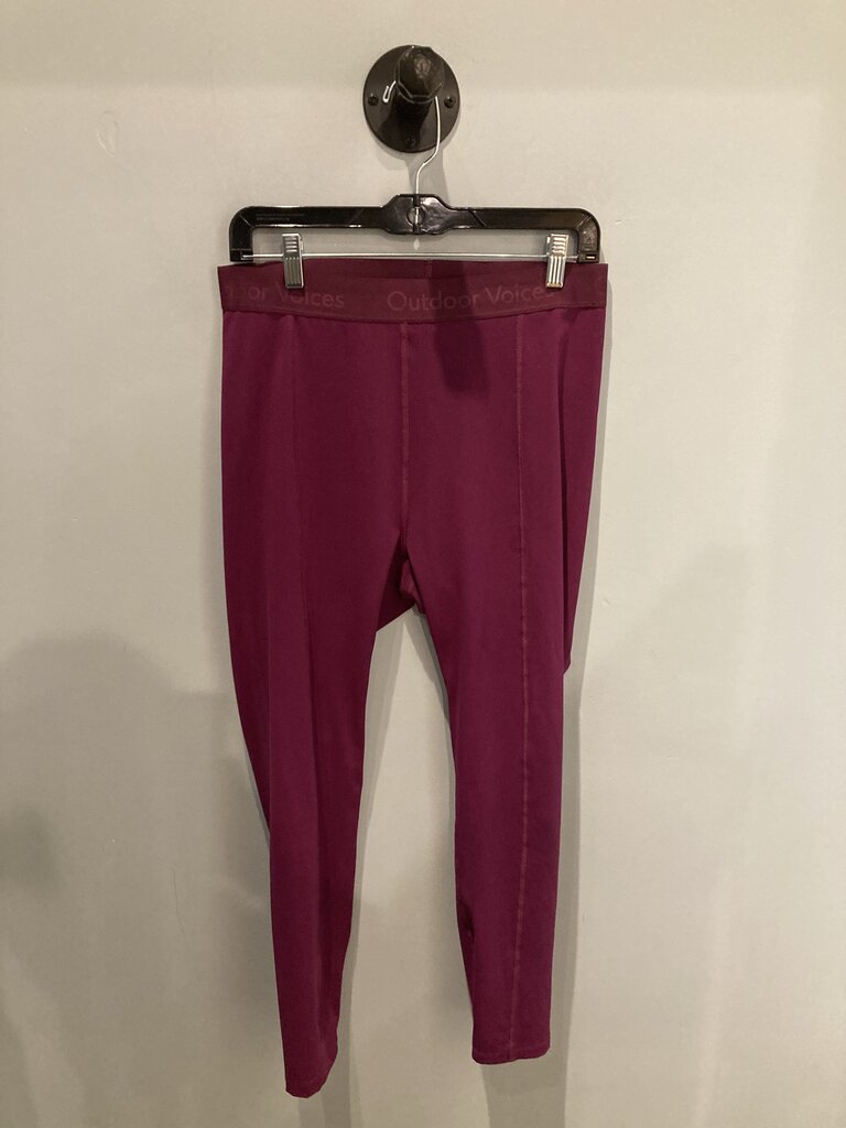 (Thread Pull) Outdoor Voices Leggings, Pink , Women's L
