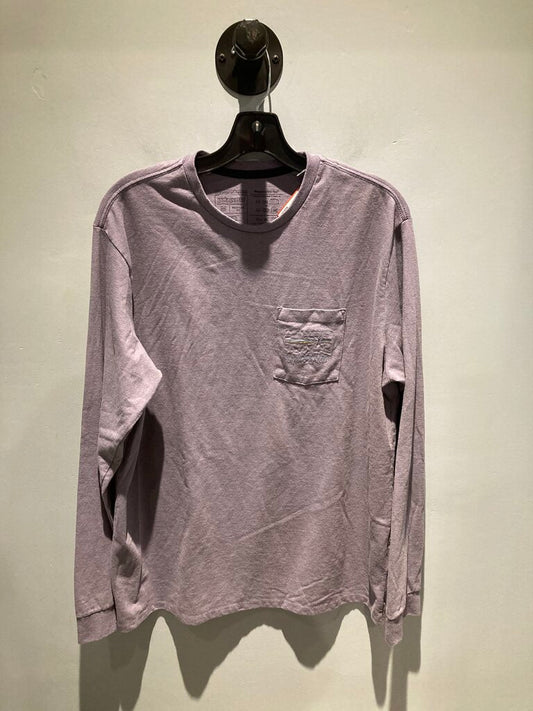 Patagonia LS Top, Purple, Men's M