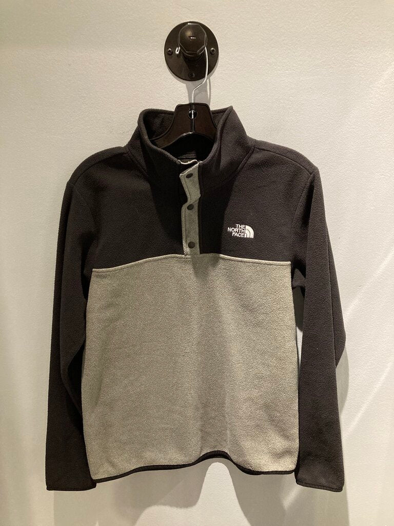 The North Face Snap Fleece, Black/Grey, Kid's XL