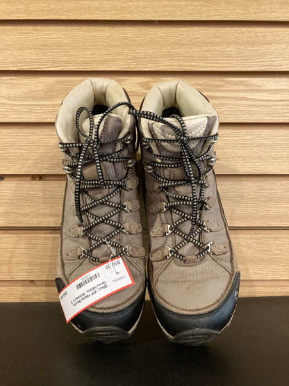 Oboz WP Hiking Boots, Grey/White, Women's 8