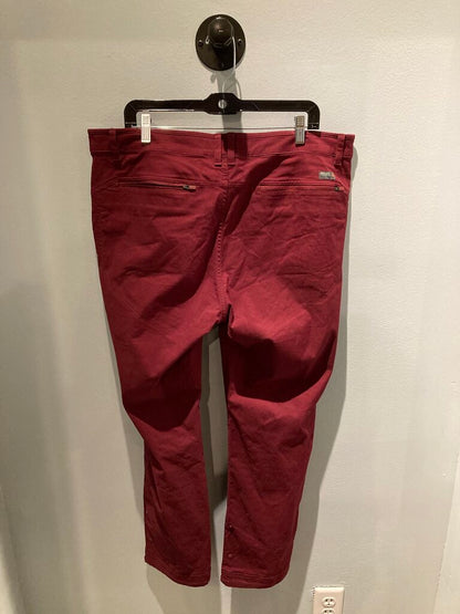 Mountain Hardwear Pants, Red, Men's 38x48
