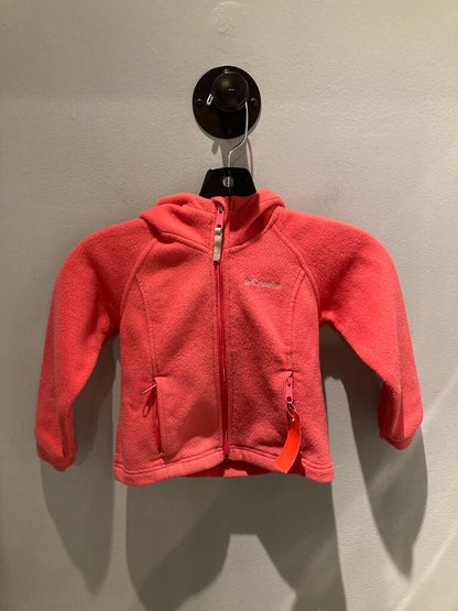 Columbia Hooded Full Zip Fleece, Pink, Kid's XS
