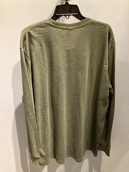 Take A Hike LS Top, Green, Men's XL