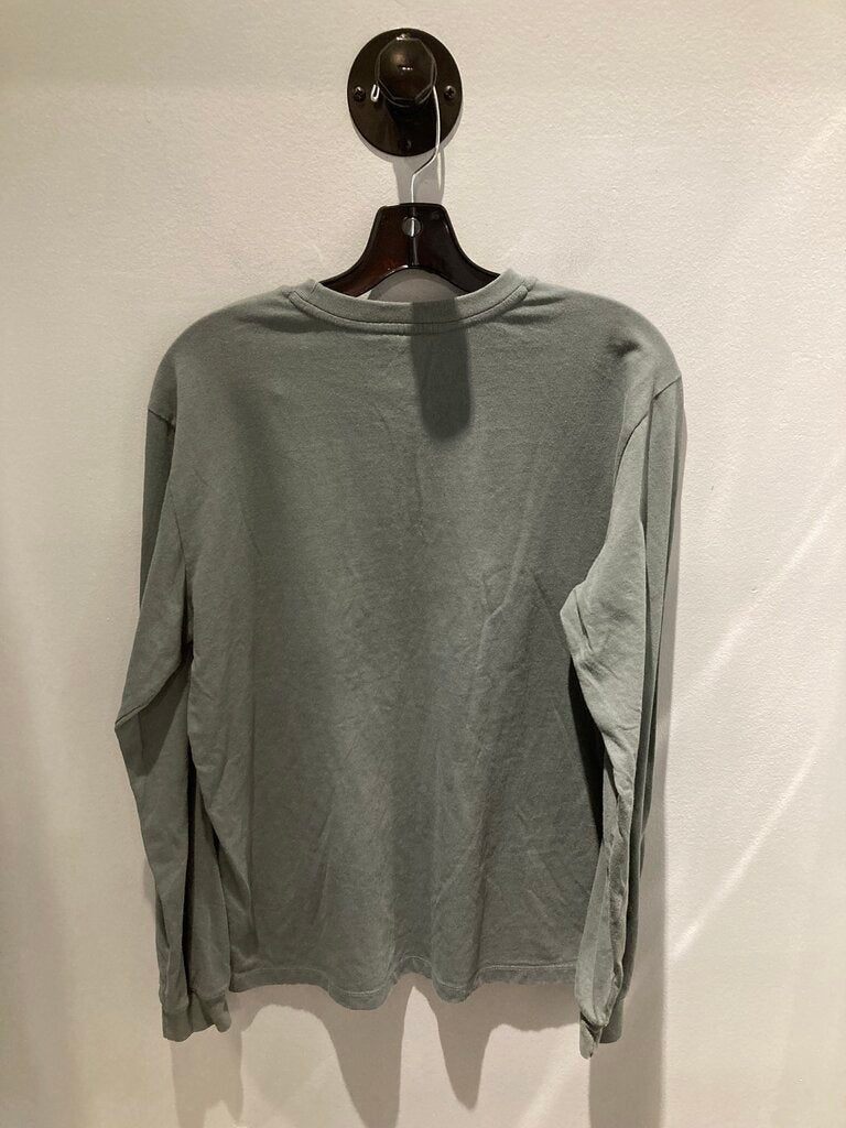 The North Face LS Top, Green/Logo, Men's M