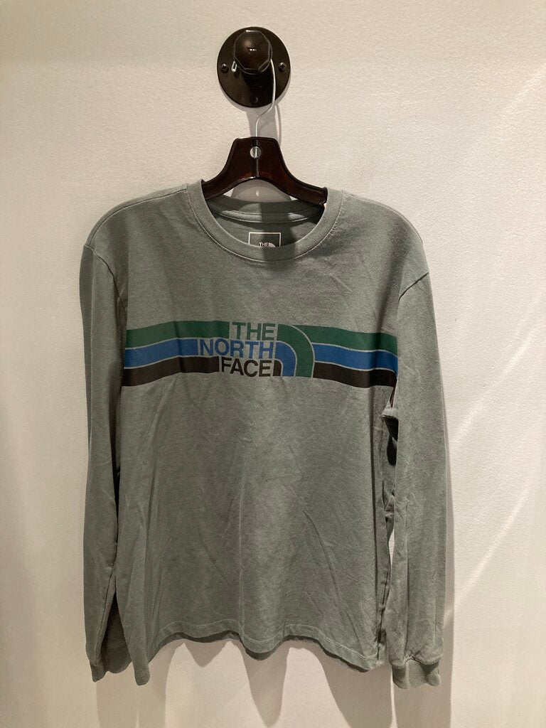 The North Face LS Top, Green/Logo, Men's M