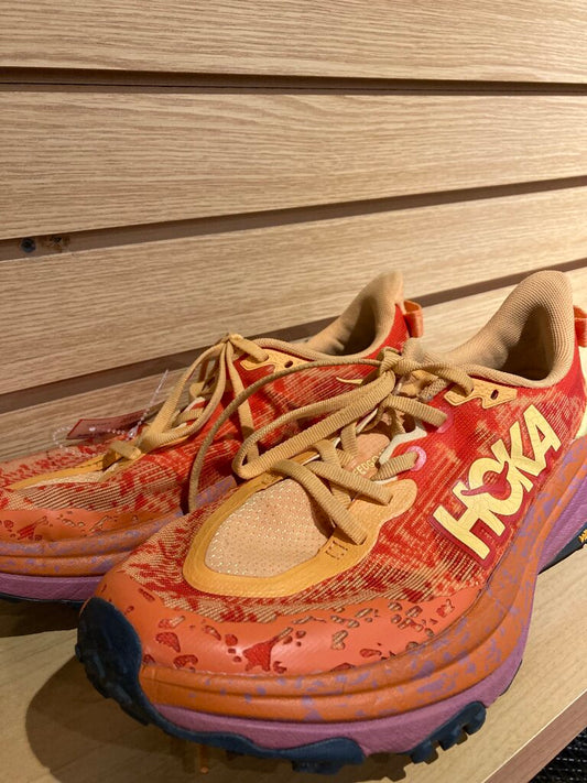 Hoka Speedgoat 6 Shoes, Orange/Pink, Women's 8.5