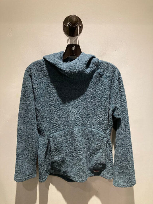 Patagonia Fleece Hoodie, Blue, Women's M