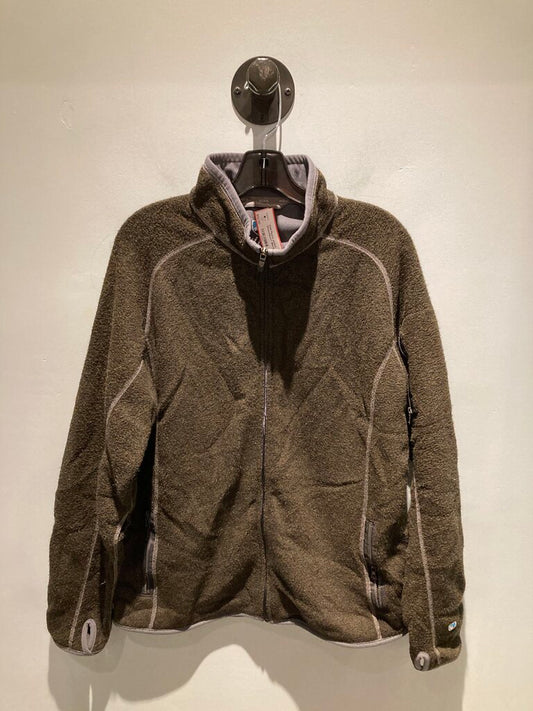 Kuhl Fleece Jacket, Green/Grey?, Men's XL
