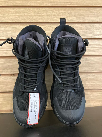 Vans Mte Crestline WP Boots, Black, Men's 9.5