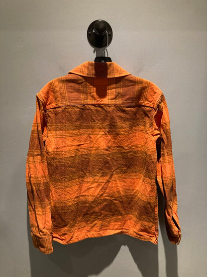 Marmot Mountain Works Flannel, Orange Plaid, Men's S