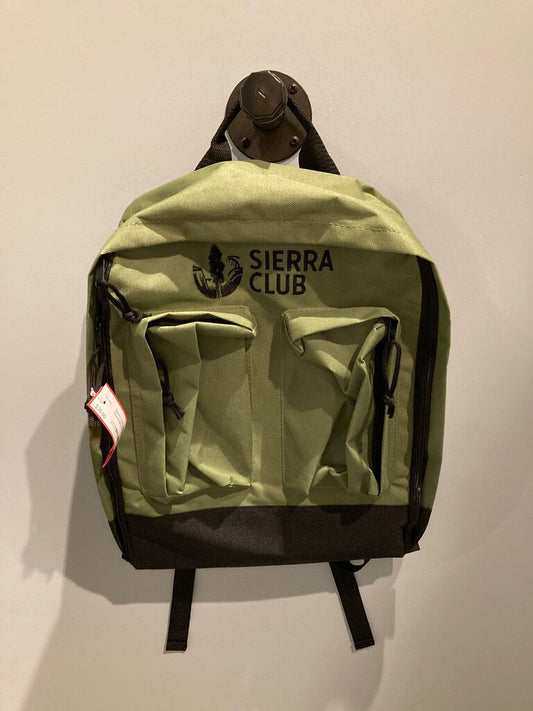 Sierra Club Backpack, Green/Black, 12?L