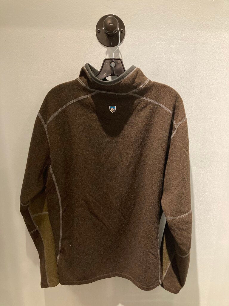 Kuhl Kashmira 1/4 LS Top, Brown, Men's XL