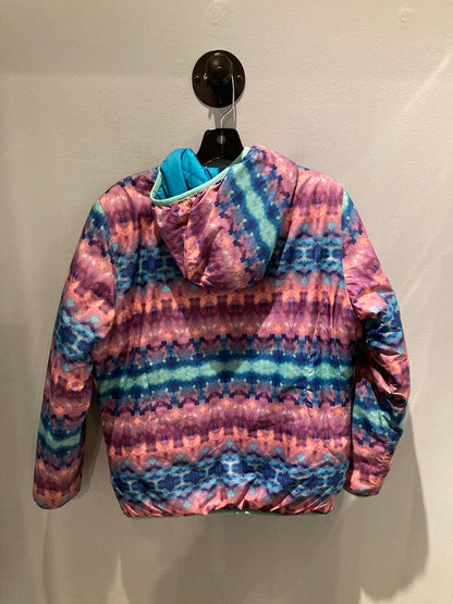 The North Face Reversible Puffer Jacket, Pink/Multi, Kid's XL