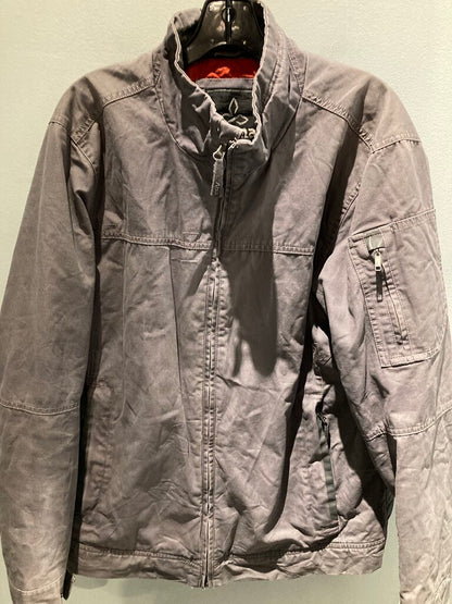 Prana Insulated Full Zip Jacket, Grey, Men's L