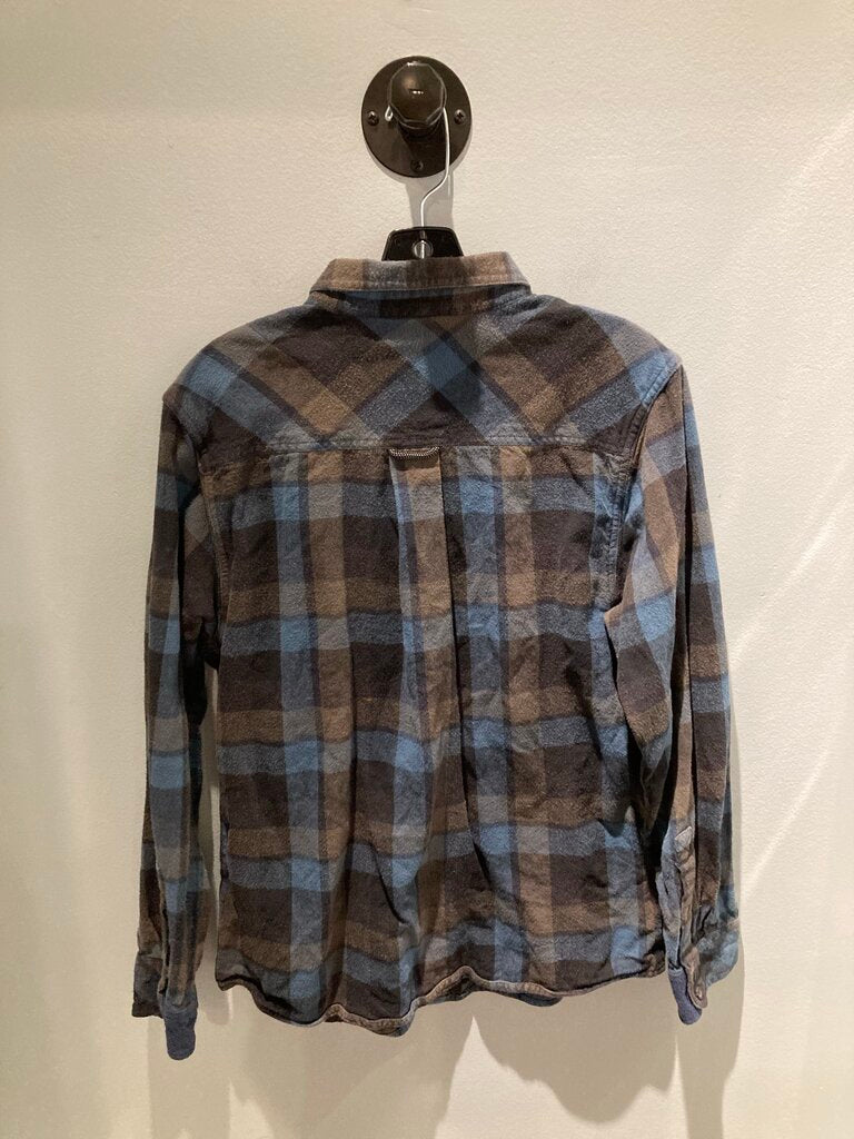Kavu LS Flannel, Brown/Blue, Men's L