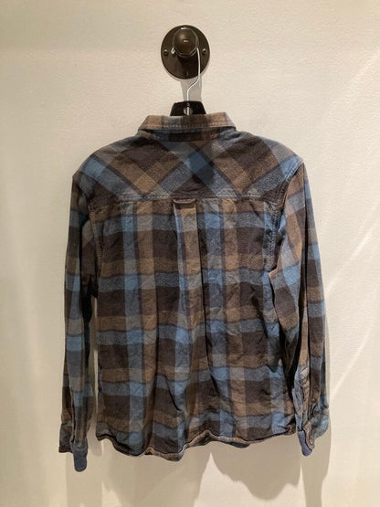 Kavu LS Flannel, Brown/Blue, Men's L