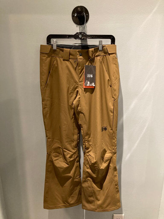 (NEW) Mountain Hardwear Firefall Snowboarding Pants, Khaki, Women's S Short