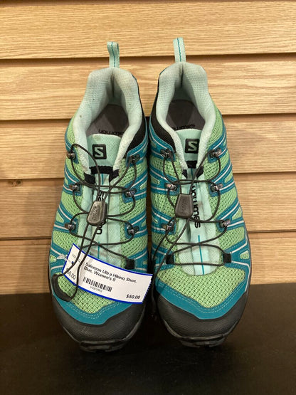 Salomon Ultra Hiking Shoe, Blue, Women's 8