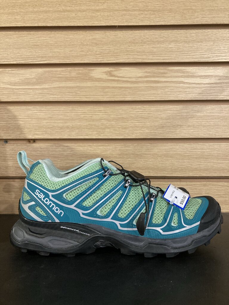 Salomon Ultra Hiking Shoe, Blue, Women's 8