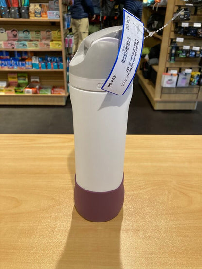Owala Waterbottle w/ Boot, White/Purple, 24 OZ