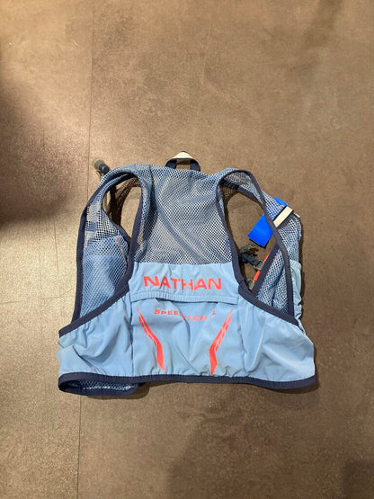 (STAIN) Nathan Running Vest w/Bottle, Blue, S