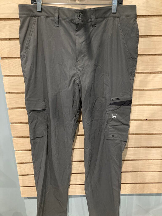 Huk Active Pants, Grey, Men's 38