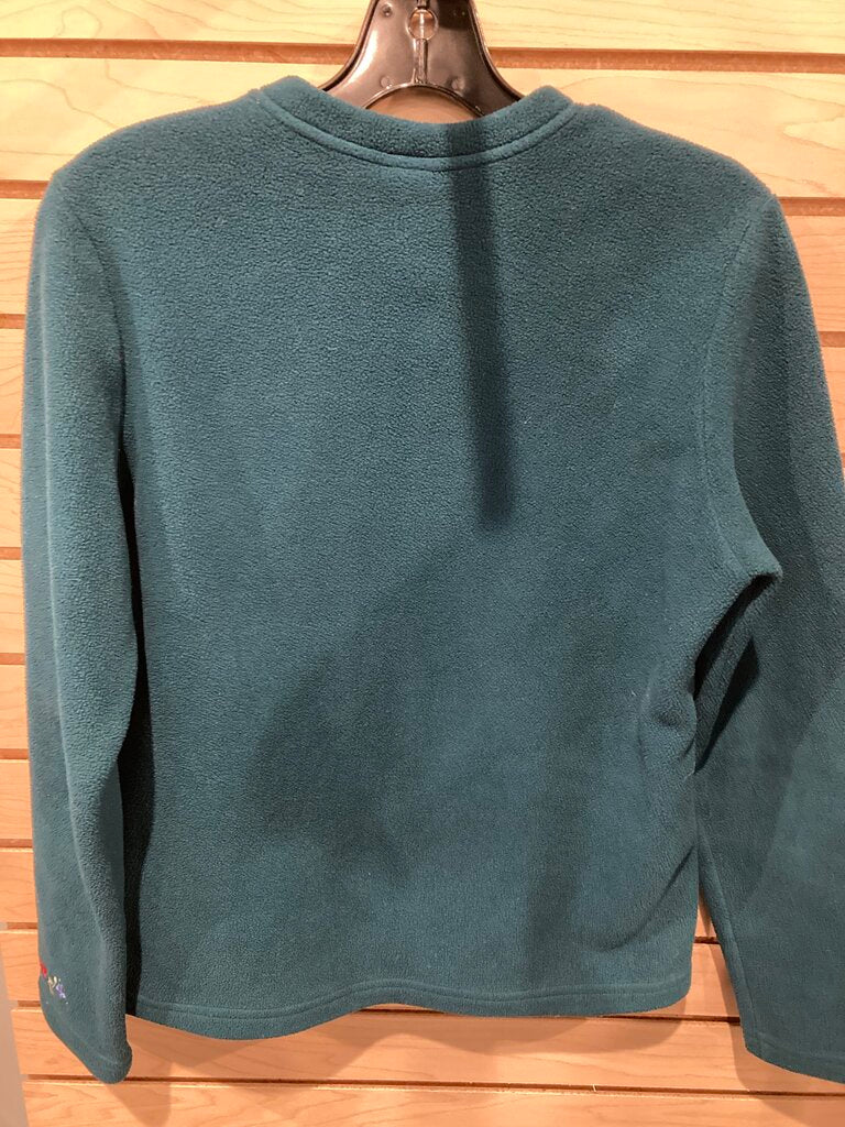 L.L.Bean Fleece Top, Green, Women's S