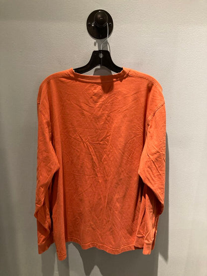 L.L.Bean LS Shirt, Orange, Men's XL