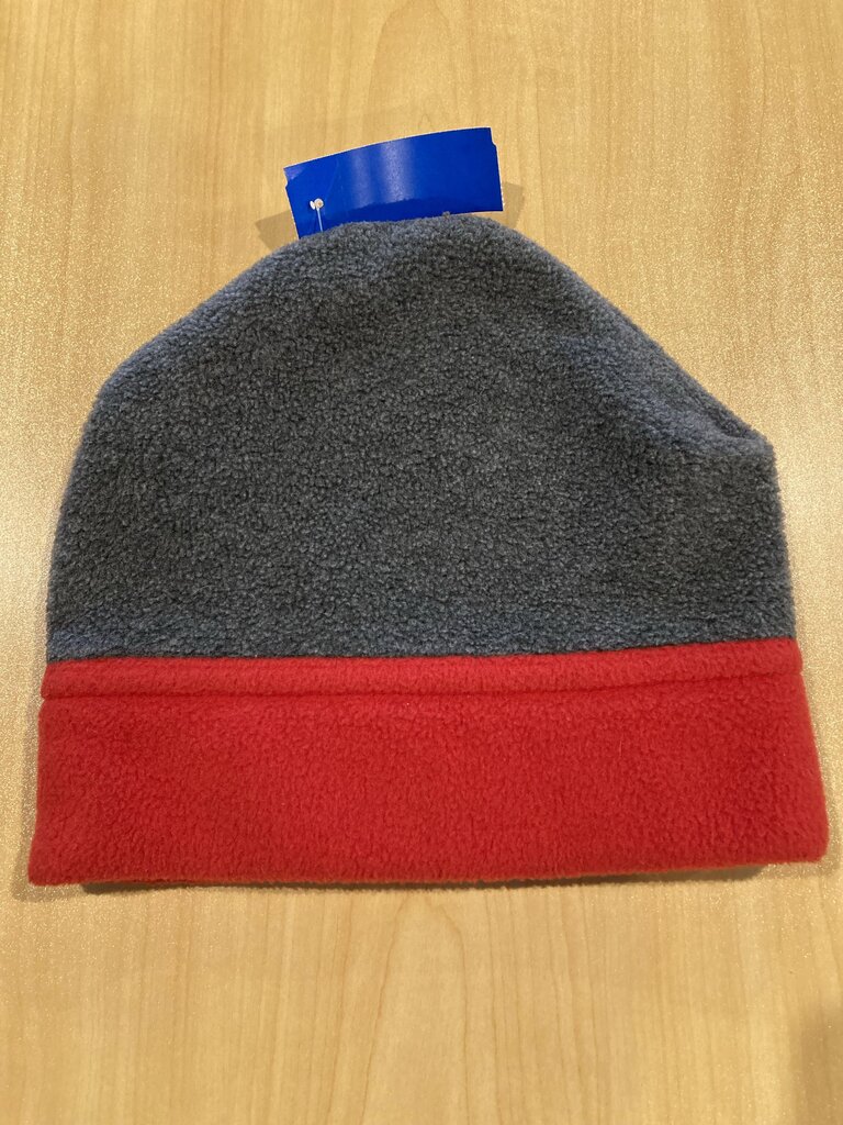 Patagonia Fleece Beanie, Grey/Red, OS