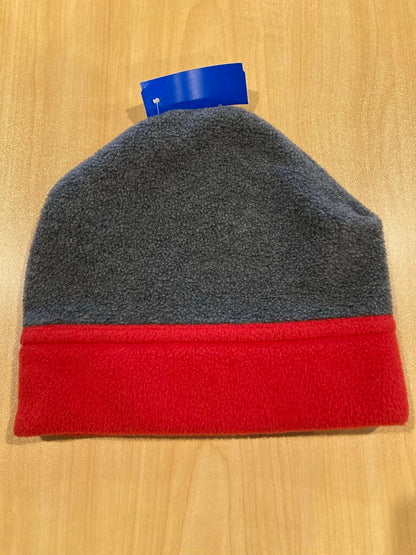 Patagonia Fleece Beanie, Grey/Red, OS