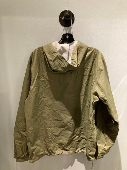 Helly Hansen Full Zip Rain Jacket, Green, Men's L