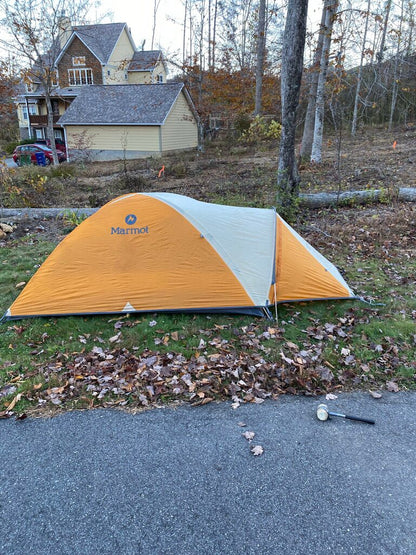 Marmot Odyssey Tent, Grey/Orange, 2P