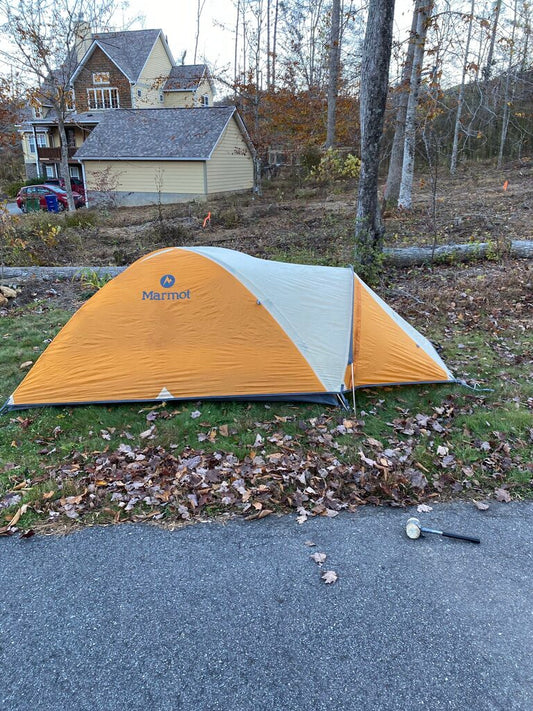 Marmot Odyssey Tent, Grey/Orange, 2P
