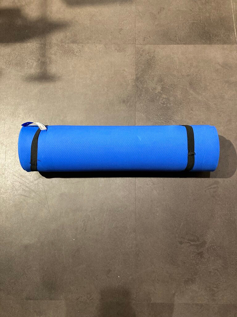 Foam Yoga Mat, Blue, Double