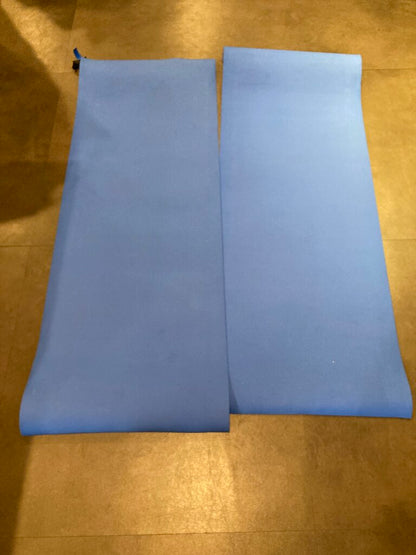 Foam Yoga Mat, Blue, Double