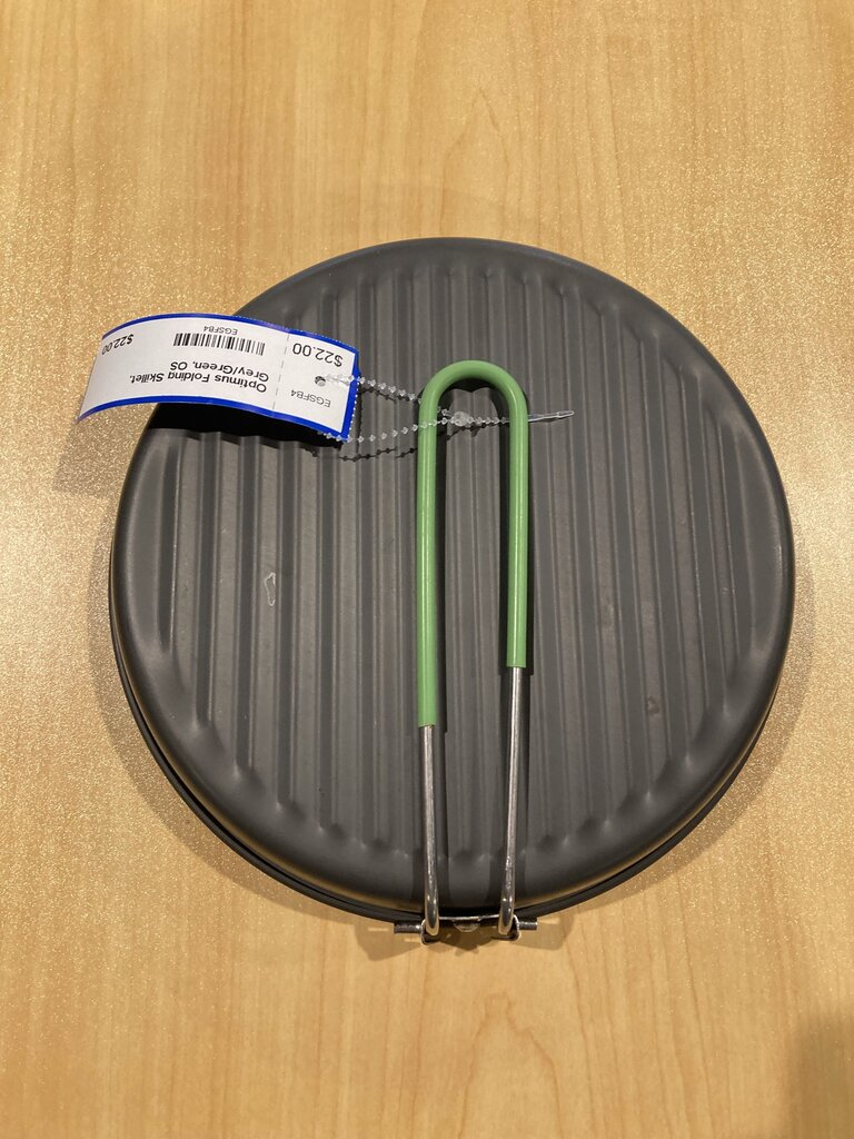 Optimus Folding Skillet, Grey/Green, OS